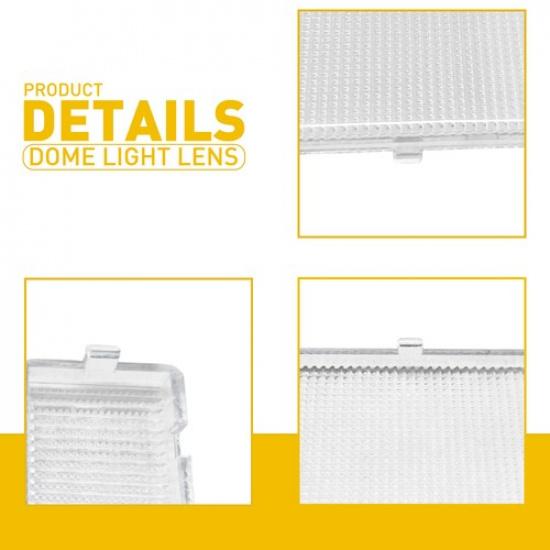 Overhead Console Dome Light Cover Clear FOR GMC C2500 C3500 K2500 K3500 1988-00