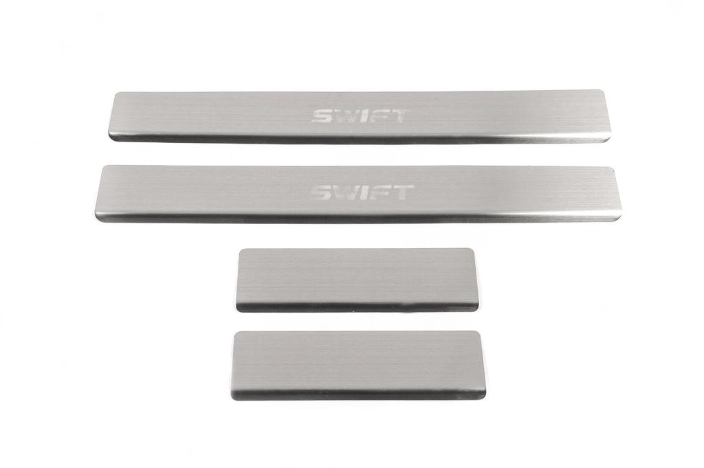 

Накладки на пороги Натаніко (нерж) Стандарт - стрічка Lohmann, 0.5мм для Suzuki Swift