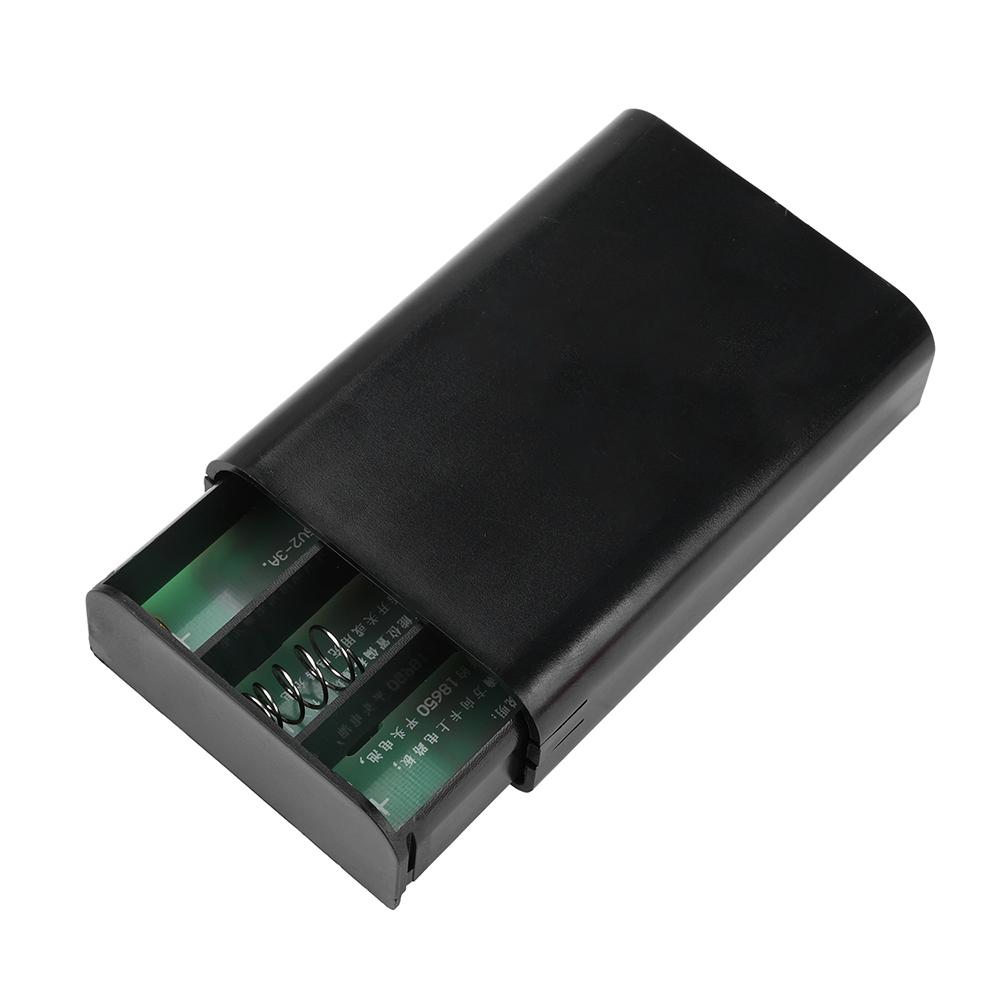 3 18650 Power Bank Battery Box Solder-Free DIY kit DC5V 12V Dual Output Series Mobile Power Bank Housing With Switch DC5.5*2.1mm