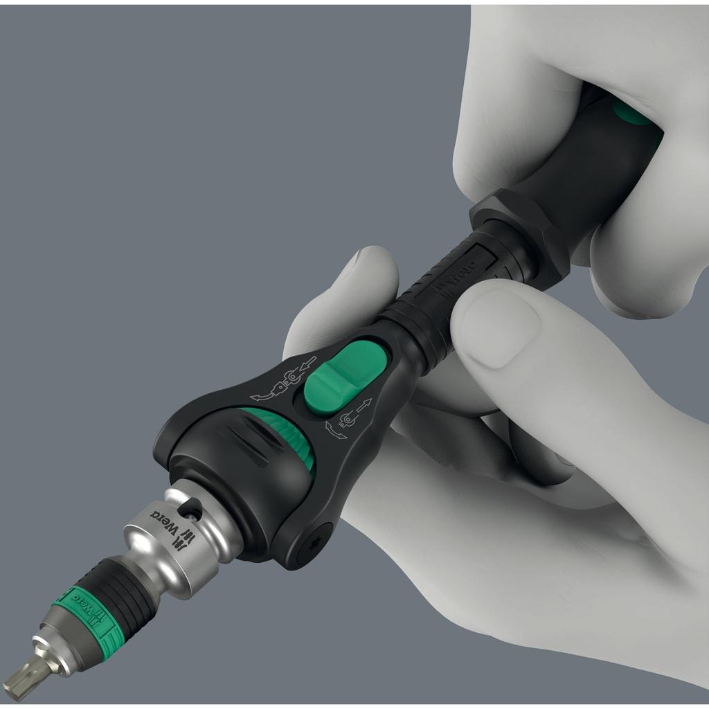 WERA Zyklop Ratchet Black Limited Edition 8000 B Zyklop Speed Black Edition 3/8" Handle,