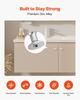 Cabinet Knobs, 25 Pack, 28 Mm Zinc Alloy Drawer Pulls Door Handles, Mushroom Kitchen Solid Knobs Dresser Handles, Cupboard Hardware with Screws for