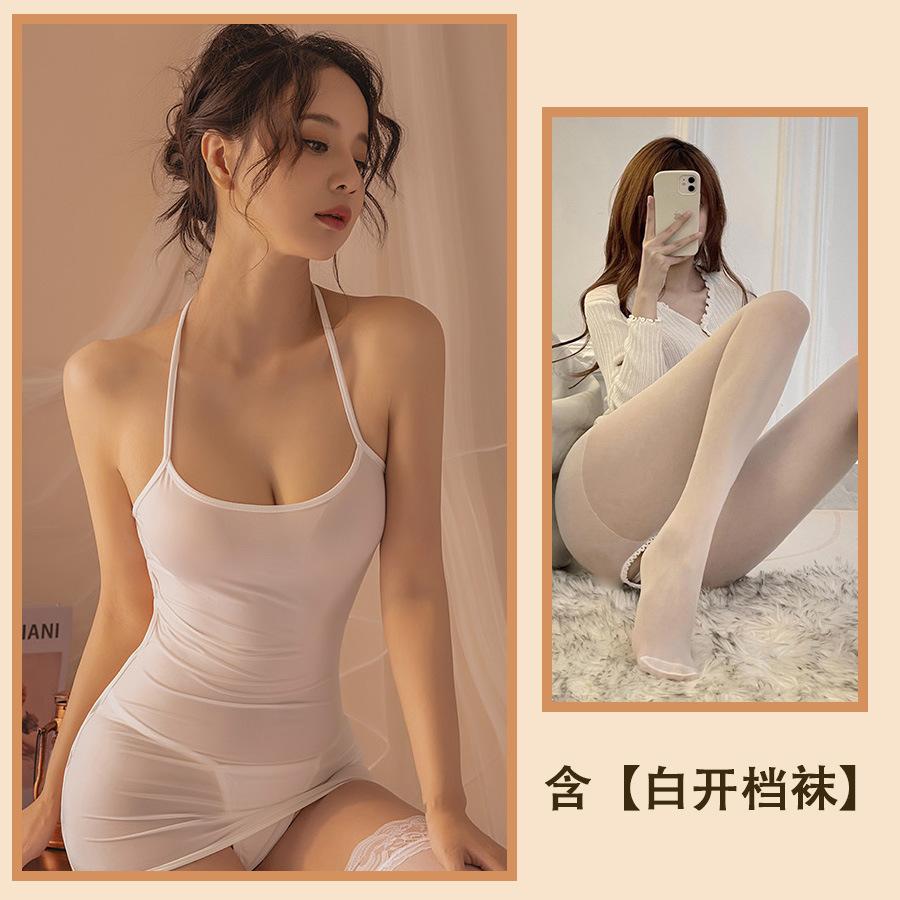 Sex Underwear, Sexy Hip Skirt, Women's Suspender Nightdress, Hot Breasts, Passion and Free Temptation, Perspective Suit