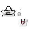 Spare No Pains Polyester Gym Bag Large Unisex White s2001X