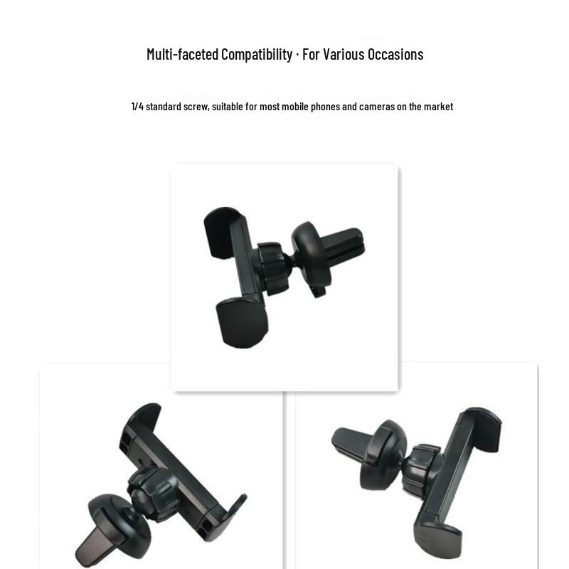 360° Rotating Car Air Vent Phone Holder - Multifunctional Clip-on Mount