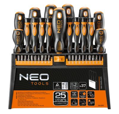 SCREWDRIVER AND BITS SET 37 PCS - T N04-210