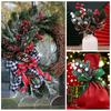 10pcs Festive Christmas Pick Bouquet - Artificial Pinecones and Berries with Rustic Twine, Plastic Floral Picks for Winter Wonderland Ambiance