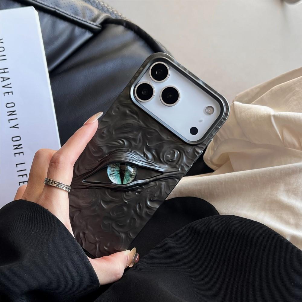 3D-Galvanik Teufelsauge Meteorit Muster Hülle Für iPhone 17 Air 16 15 14 13 12 11 Pro Max Plus Lustige Glücksbringer Stoßfeste Rückseite