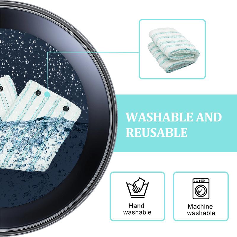 1/2PCS Small Mop Flat Replacement Head for Leifheit Wet and Dry Use Cleaning Pad for Home Floor Cleaning Supplies 42x15cm