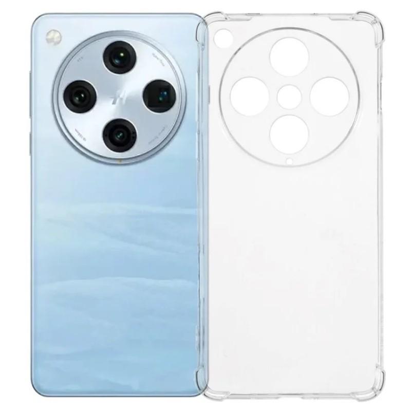 

For Oppo Find X8 Pro 5G TPU Case WANLONFENG WL3 Series 1.5mm Phone Cover with 2Pcs Tempered Glass Films Transparent