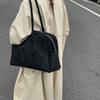 Suede Matte Retro Bag Women's Autumn and Winter New Large-capacity Commuter Tote Bag Handbag