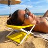 Almohada de Camping de Secado Rápido Portátil para Viajes Tumbona de Playa Reposacabezas Sillón de Descanso Reposacabezas Dormir