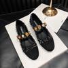 Fashion Single Shoe Women's 2025 New Floral Emblem Buckle Mary Jane Pumps Womens Spring/autumn Banquet Wedding Shoes High Heels Women