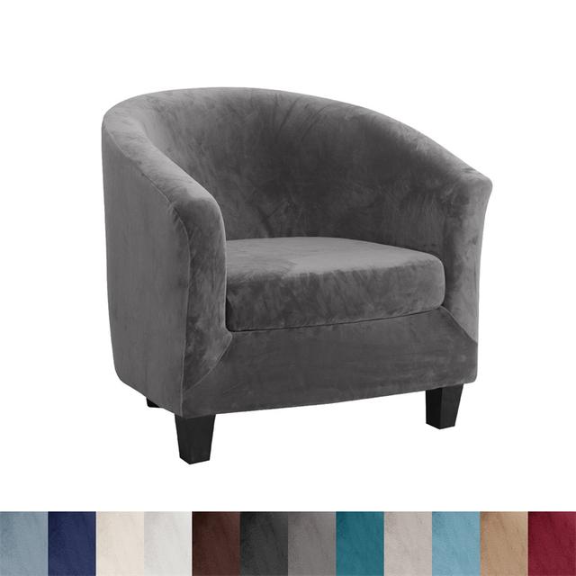 

Бархатные клубные кресла для ванны, чехлы на стулья, эластичные чехлы для диванов, чехлы для диванов с чехлами на подушки сидений, барная стойка