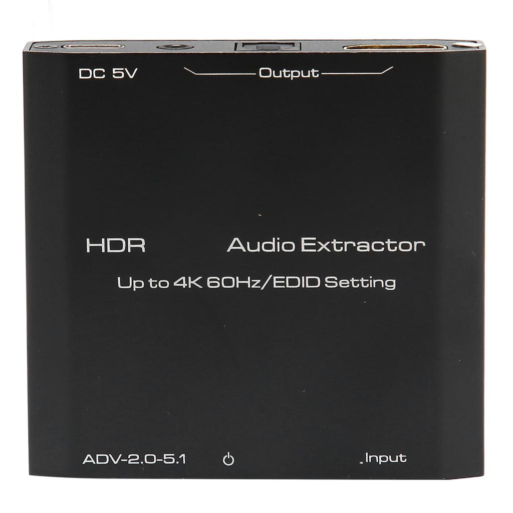 HDR HD Multimedia Interface Sound Extractor Support 4K 60Hz EDID Setting Converter for HDCP Digital