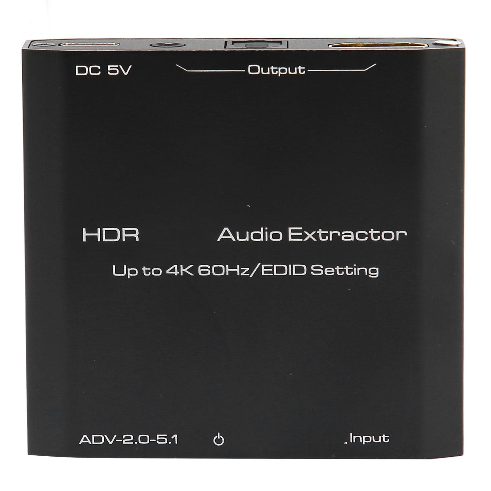 

Поддержка HDR HD мультимедийного интерфейса Sound Extractor 4K 60 Гц EDID Setting Converter для HDCP Digital