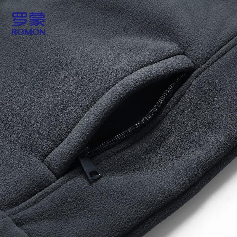 ROMON Men's Business Casual Fleece Jacket BB9