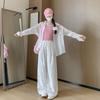 Bow Yamamoto Pants Women's Summer Thin New High-waisted Thin Wide-leg Pants Drape Floor Straight Casual Pants