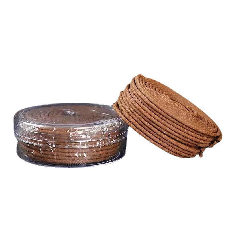 Old Mountain Sandalwood & Agarwood Coil Incense - 4-Hour, Deodorizing Mugwort for Indoor Use