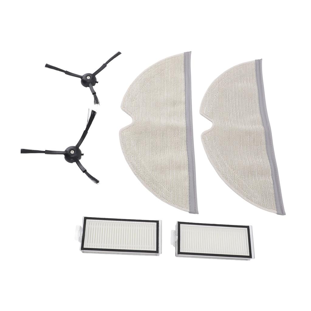 Sweeping Robot Accessory 2pcs Mopping Cloth 2pcs Filters 2pcs Side Brushes Replacement for Q8