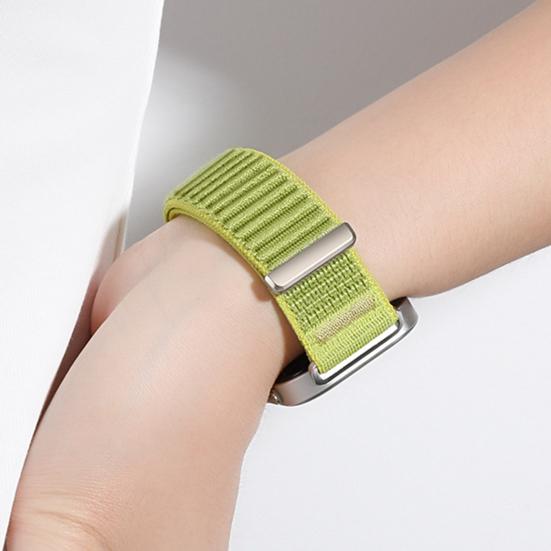 Watch Strap Stretchy Nylon Wristband Solid Color Soft Breathable Replacement Watch Strap