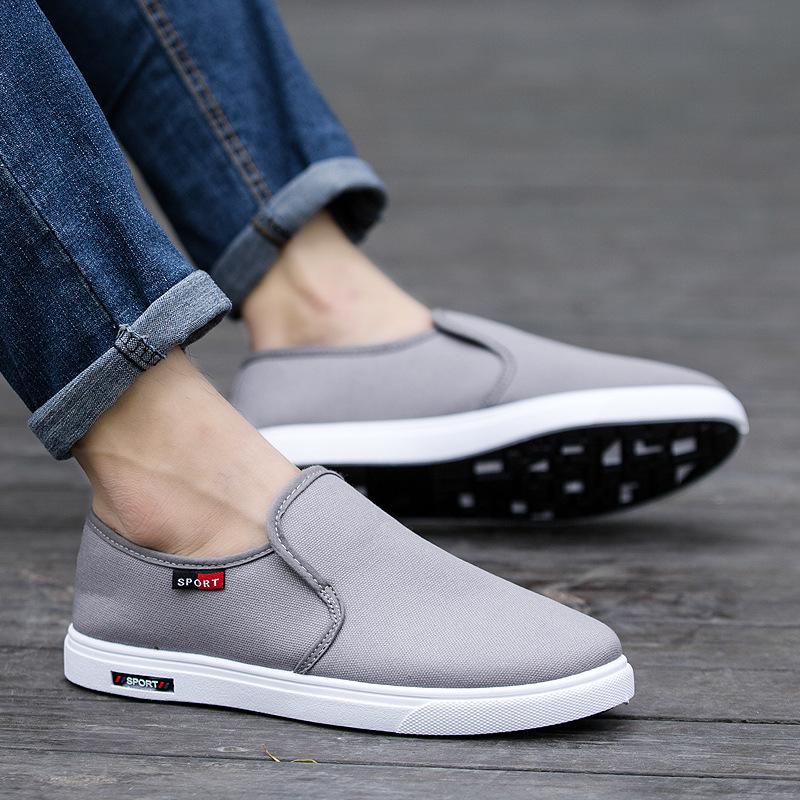 

Мужская повседневная обувь Летняя парусиновая обувь Мужская дышащая повседневная парусиновая мужская обувь Для ходьбы Мужская обувь Chaussure Homme Заводские продажи 698 10 серый