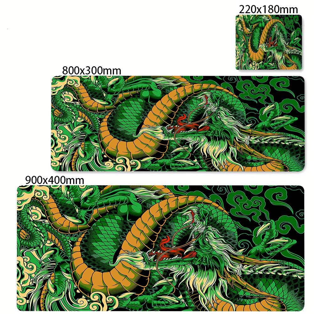 Black and White Dragon Large Mouse Mat Gaming Mousepad Big Rubber Base Mouse Pad Purple Deskpad Eyboard Mats Mousepads