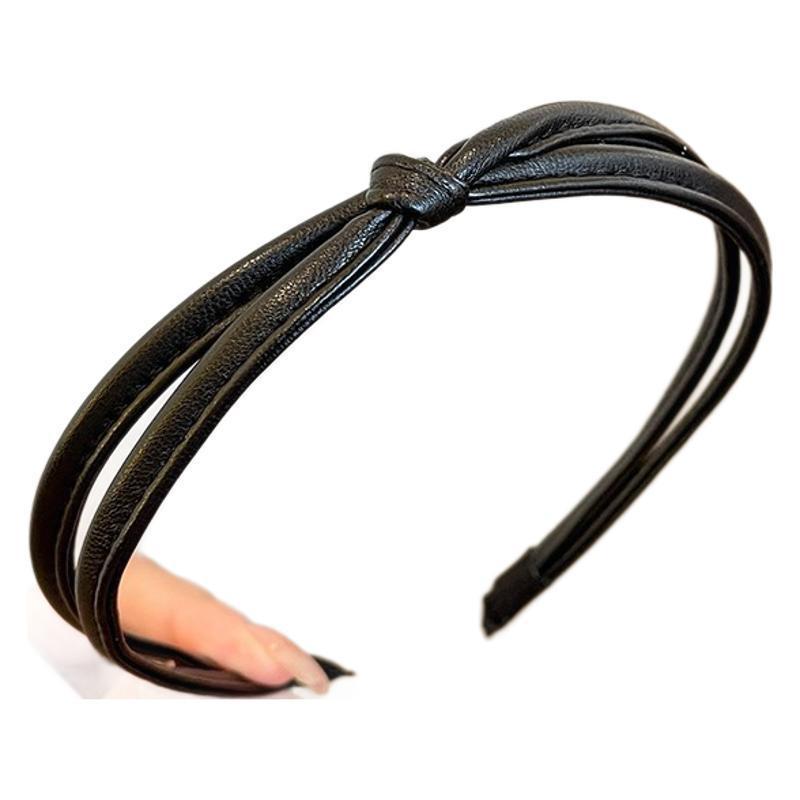 Women'S Satin Headband Daily Wear Versatile Hair Accessories Japanese And Korean Style Fresh And Sweet Headgear High Skull Top Headband Hairpin