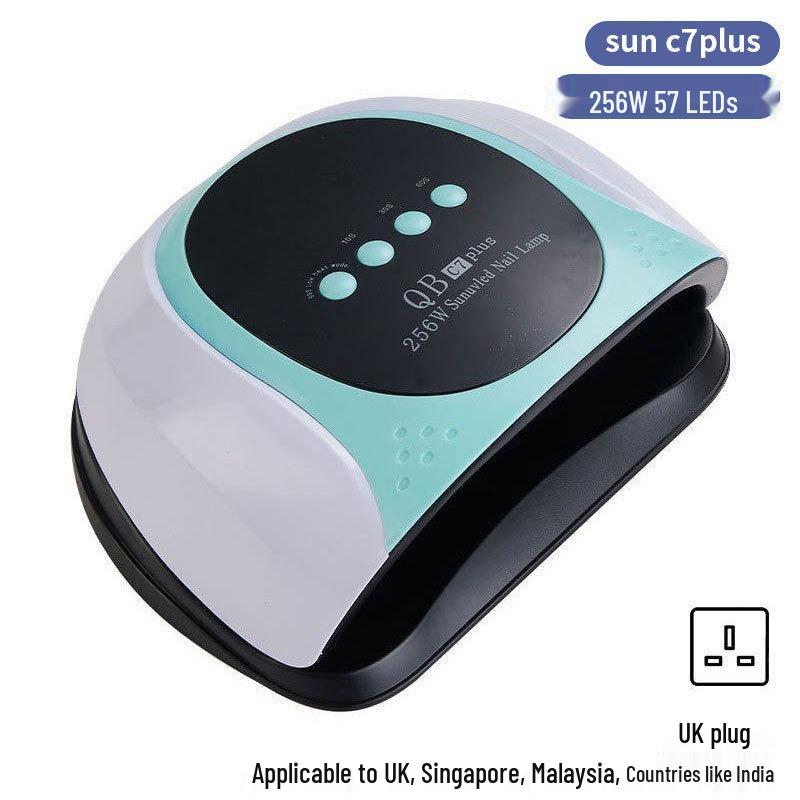 Dazzling 256W LED Nail Curing Lamp, Quick Dry Gel Lamp for Salon Use