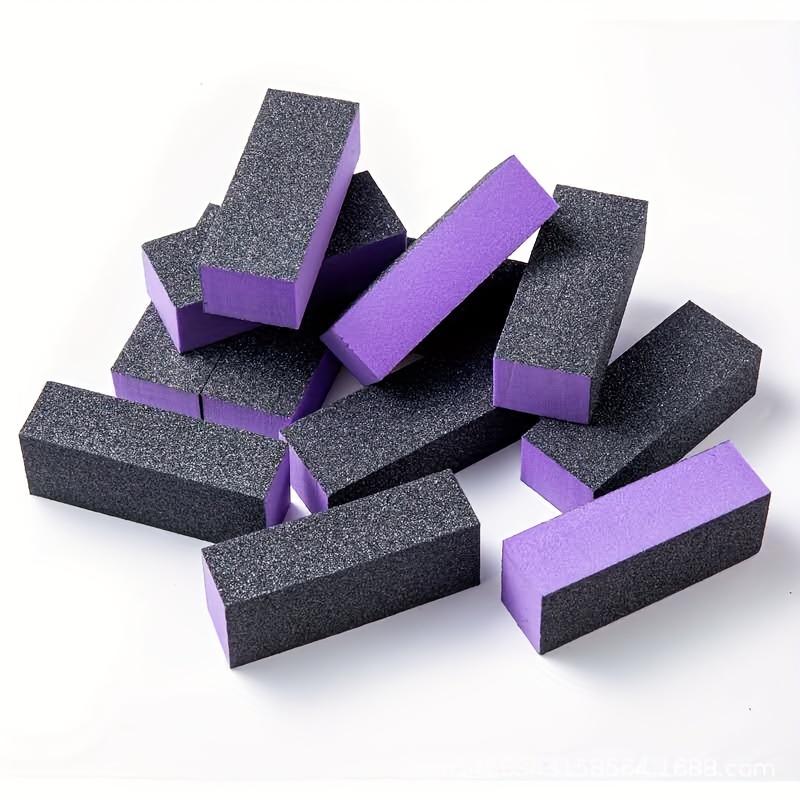 Purple Nail Buffer Block for Polishing and Shaping Nails