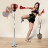 Boxsack mit Ständer, höhenverstellbar, Boxen, Reaktionsgeschwindigkeit, Trainingsball, Indoor, Vertikal, Kinder, Erwachsene, Boxen, Reaktionsball, Heim-Fitnessstudio, Fitness