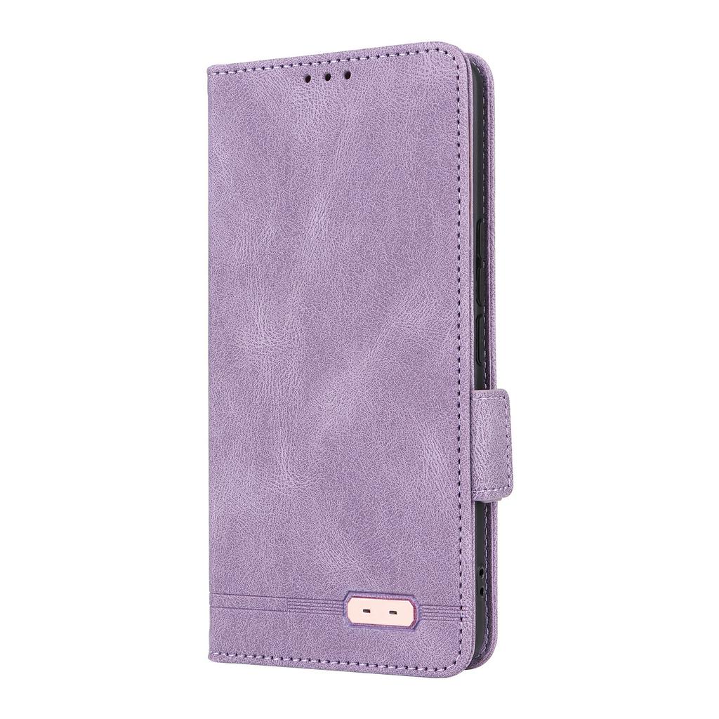 For Vivo V60 5G Case Leather Wallet Flip Phone Cover with Hardware Decor