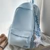 Schoolbag New High-value Backpack Large-capacity Junior High School Student Schoolbag Women's Simple Versatile Travel Backpack