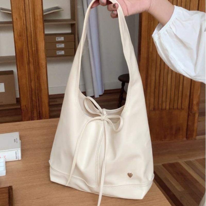 Niche Commuter Women's Bag Versatile Casual Bag Bow Large-capacity Single-shoulder Underarm Tote Bag