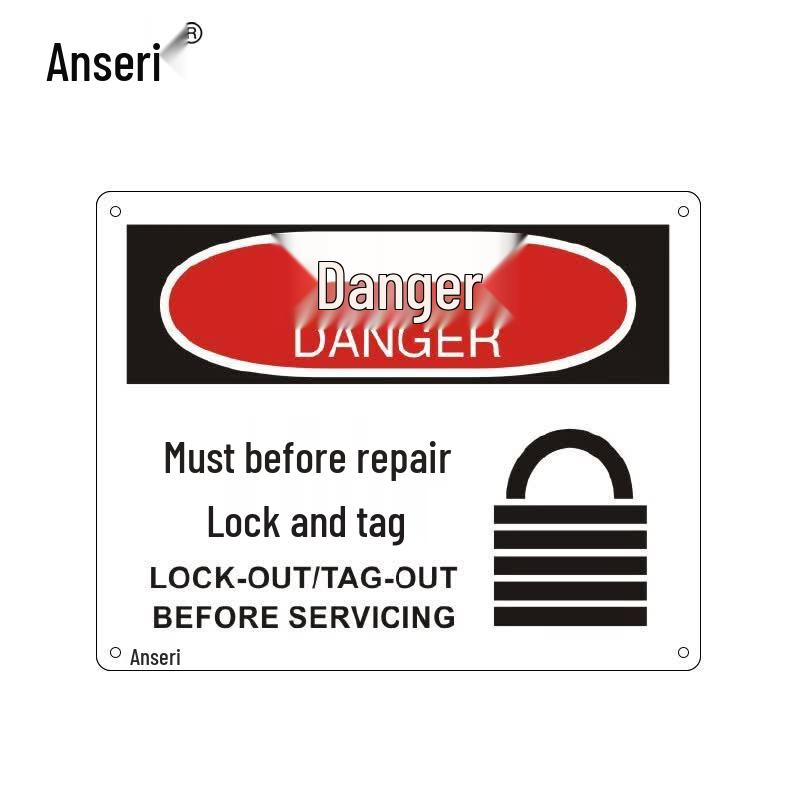 Ancai Rui Danger Lockout Tagout Safety Sign
