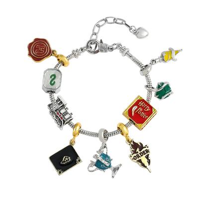 Académie de Magie Poufsouffle Gryffondor Serpentard Serdaigle Personnage Bracelet à Perles DIY