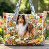 Animal Print Tote Bag - Shoulder Handbag With Zipper Pocket Daily Use Medium Size Street Style
