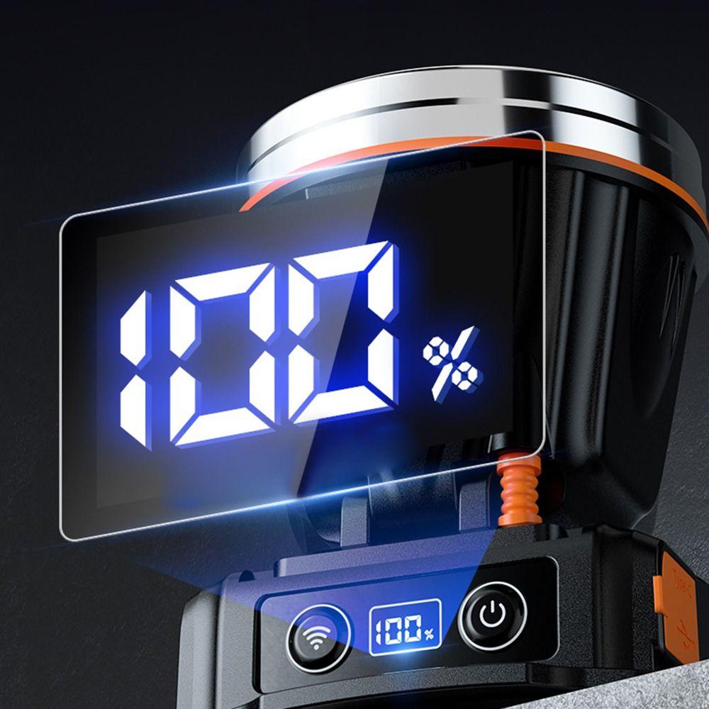 Powerful Induction Headlamp Smart Waterproof Head Flashlight New USB Rechargeable Headlight