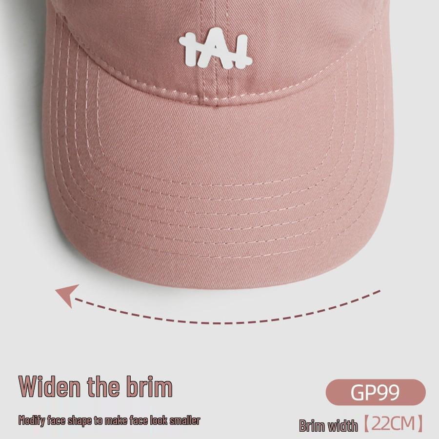 2025 Raspberry Pink Extra-Large Baseball Cap with Wide Brim for Men & Women