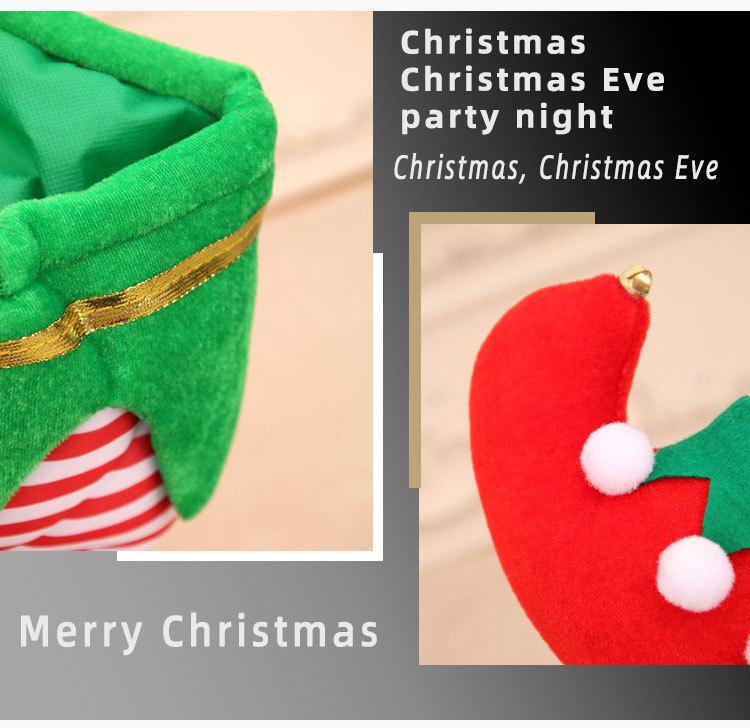New Creative Christmas Elf Hat - Festive Clown Cap & Holiday Decoration