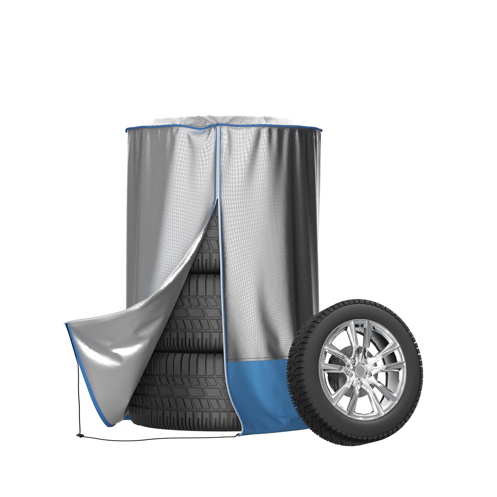 

WES Чехол для шин, Чехол для автомобильных шин, 420D, Чехол для хранения шин, Водонепроницаемый, Пыленепроницаемый, Разложение, Пятна S (65 x 90cm) синий