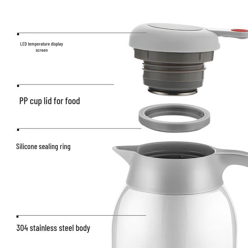 

FUGUANG 304 Stainless Steel Thermal Kettle with Temperature Display