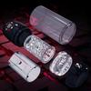 Penis Pumps Male Sex Toys Male Sex Toys with Upgrades 6 Vacuum Pumps 7 Rotating 7 Sucking 7 Licking Pocket Pussy LCD Display Pumps and Enlargers
