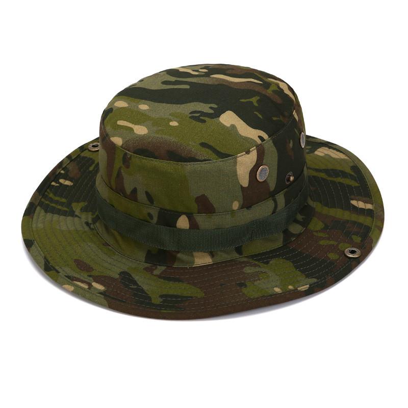 Camouflage Eimerhut Für Outdoor-Angeln Und Camping Sonnenschutz Mit Atmungsaktivem Stoff Für Männer Und Frauen