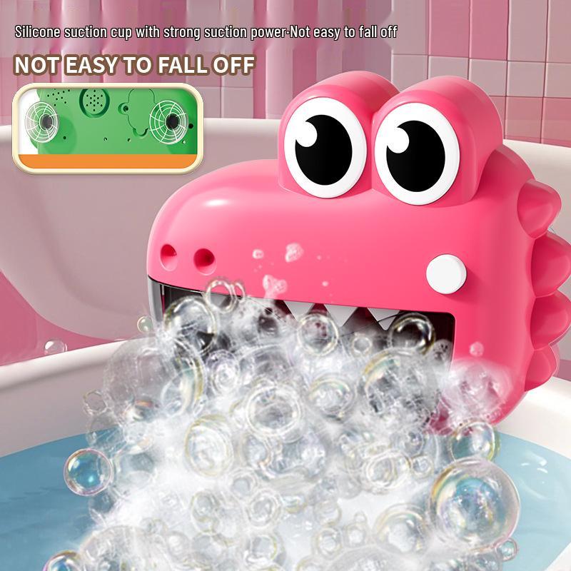 Crocodile Bubble Machine Bath Toy for Babies with Lights and Music