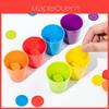 Farbklassifizierungsbecher Überlappungsspiel Kinderrätselspielzeug Für Kinder Feinmotorikentwicklung
