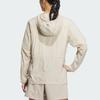 adidas Solid Logo Outdoor UPF50+ Sports Hooded Breathable Sun Protection Jacket Women Jacket Brown IS0278