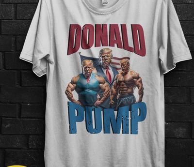 Donald Pump Geschenk T-Shirt Meme Lustiges Wahl-Shirt Für Fitness-Ratte,Donald Trump Fitnessstudio