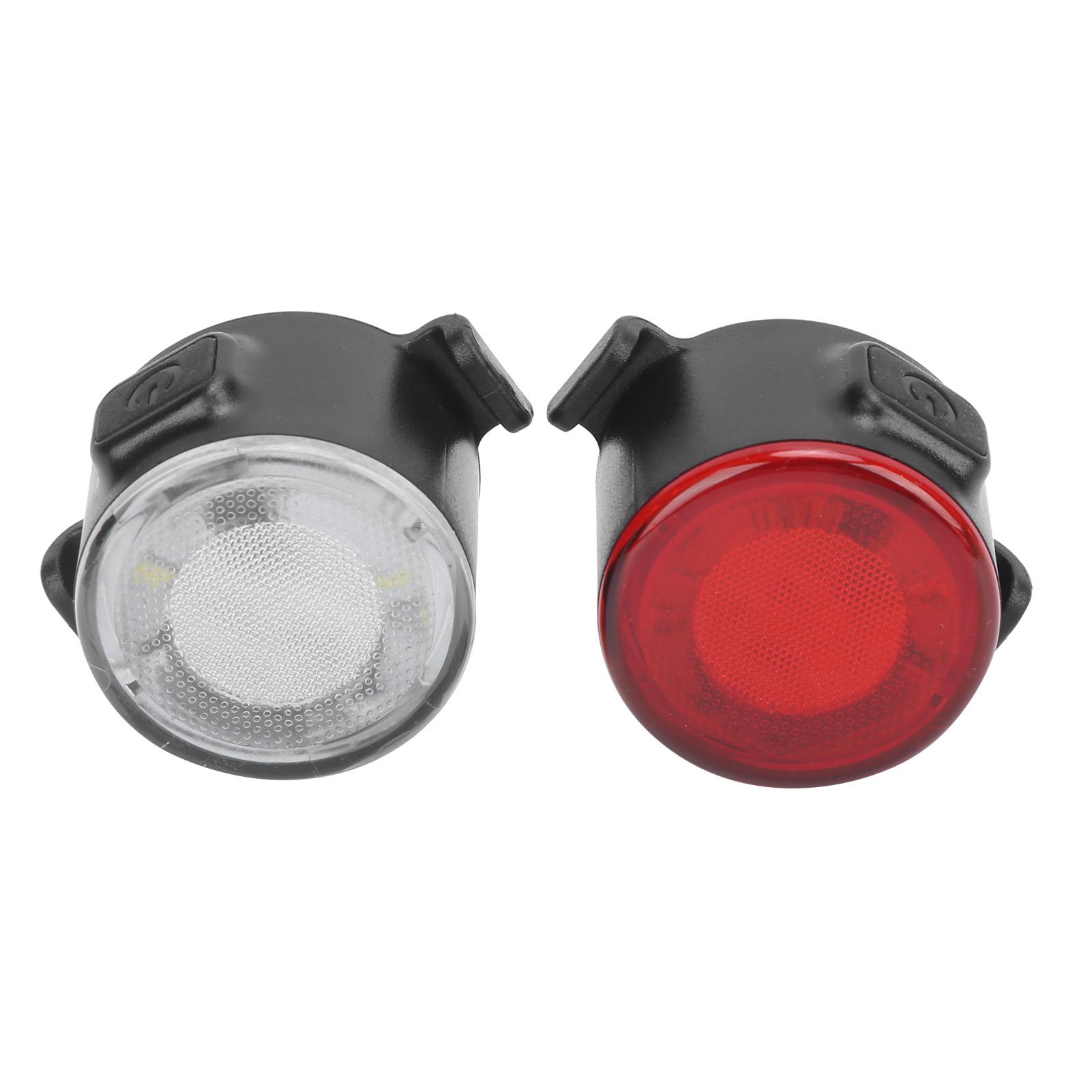

Bike LED Tail Light Front Light Set USB Rechargeable Bike Night Riding Mini Warning Light