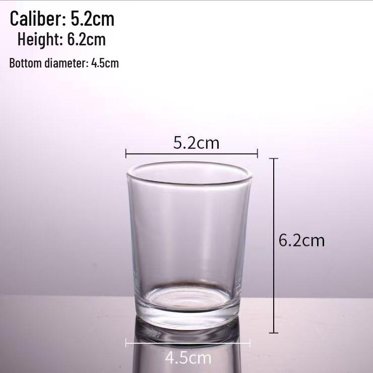 Small Round Glass Tea Light Candle Holder