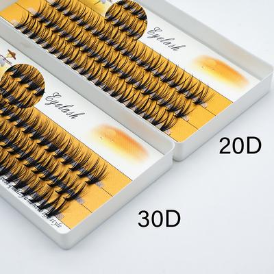 20D/30D Individual Eyelash Cluster 60 Bundles/box Eyelash Extensions Natural Mink Eyelashes Makeup Tools Lashes